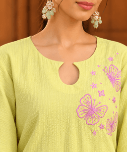 Neon Green Co Ord Set view 3