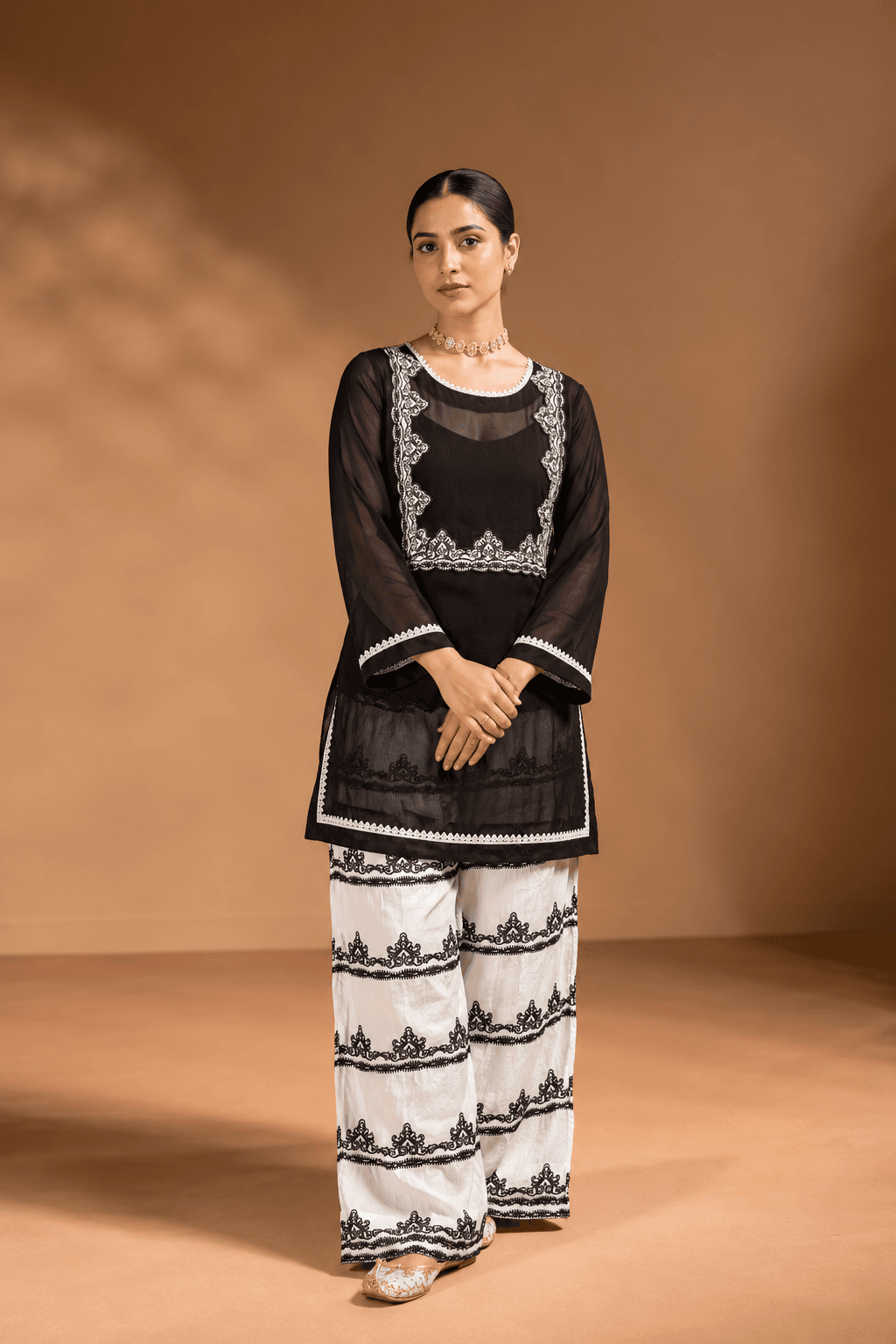 Black And White Co Ord Set